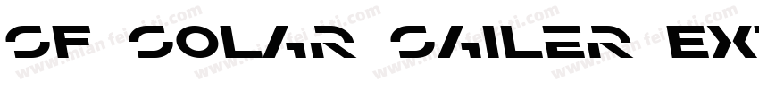 SF Solar Sailer Extended字体转换